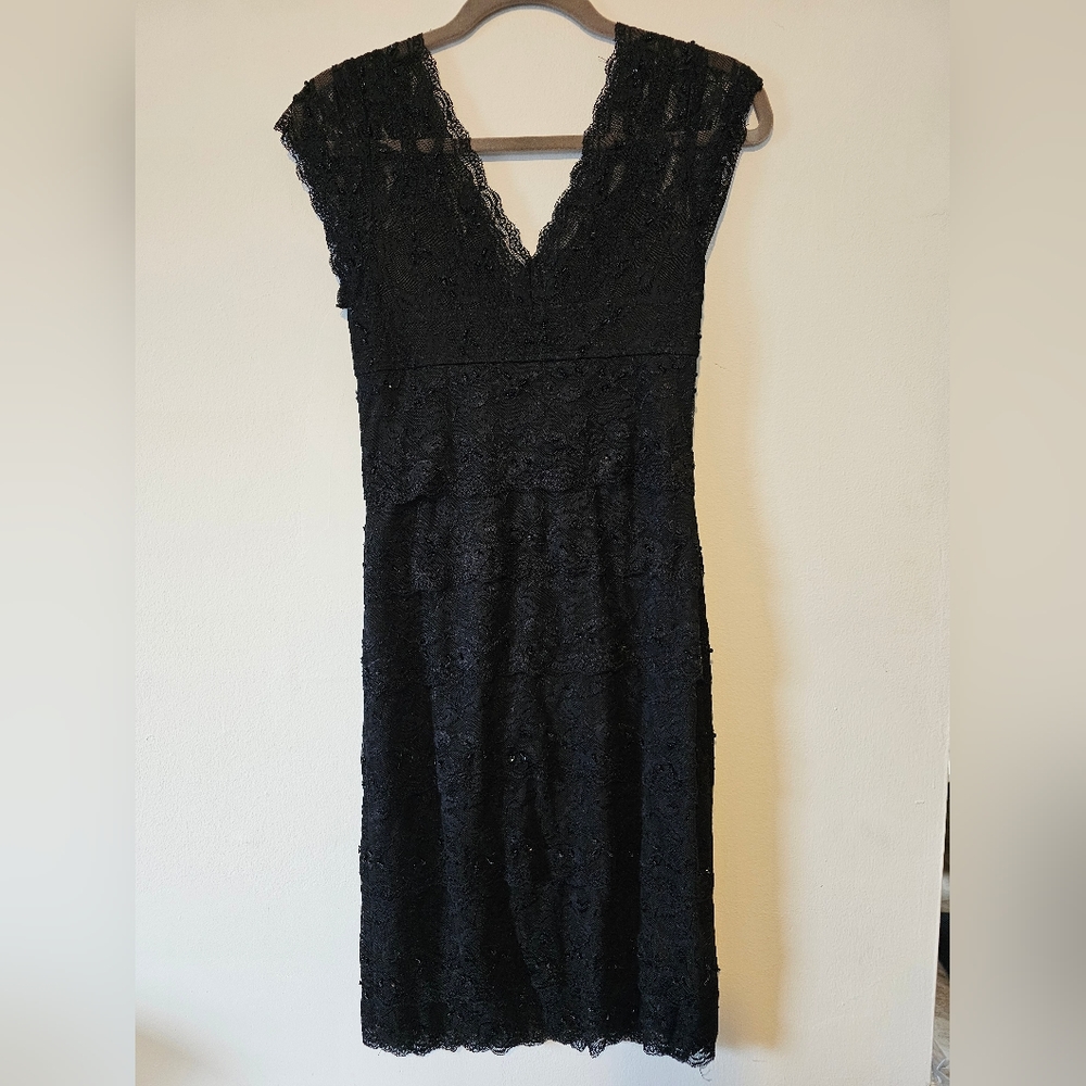 Marina lace beaded dress